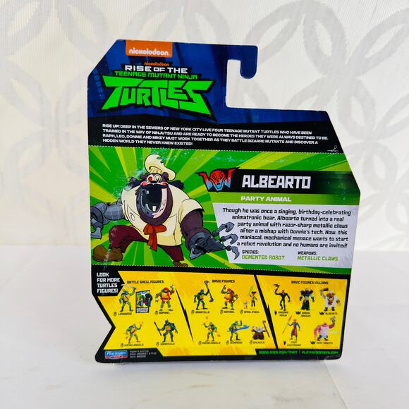 Rise of the Teenage Mutant Ninja Turtles TMNT Albearto Figure - Picture 6 of 6